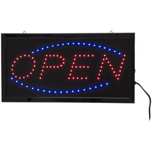 IMTEX - Led bord OPEN - Winkelbord OPEN - Reclame bord