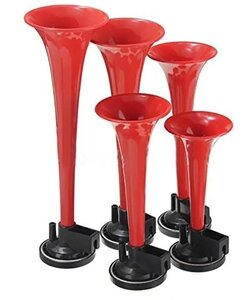 IGOODS - Hoorn Universele 5 Trumpet Musical Dixie Dukes van Hazzard Super luid auto truck boten luchthoorn met luchtcompressor 12V