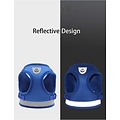 Igoods IGOODS - Kattenharnas - Blauw Maat XS -  Met Reflecterende Strip