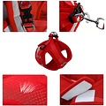 Igoods IGOODS - Kattenharnas - Rood Maat XL-  Met Reflecterende Strip