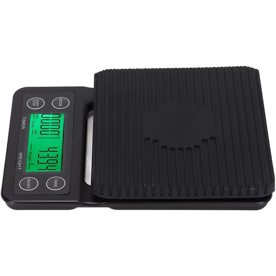 Imtex IMTEX - Timer Scale - Keukenweegschaal met Timer - 3000 gram - Zwart