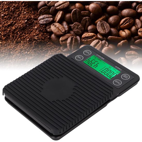 Imtex IMTEX - Timer Scale - Keukenweegschaal met Timer - 3000 gram - Zwart