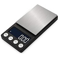 Imtex IMTEX - Digitale Precisie Keukenweegschaal - 500 g / 0,1 g - Van 0,1 tot 500 gram - Pocket Mini Scale -Zwart