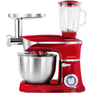 Royalty Line 3-in-1 Keukenmachine - 1900 Watt - 6,5 L - Rood