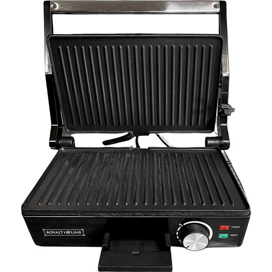 Royalty Line Royalty Line Black Toaster Grill 1600W - pannini groot
