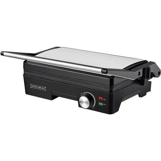 Royalty Line Royalty Line Black Toaster Grill 1600W - pannini groot