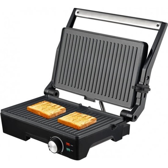 Royalty Line Royalty Line Black Toaster Grill 1600W - pannini groot