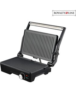 Royalty Line RL-PME1500: Black Toaster Grill 1600W - Tostimaker