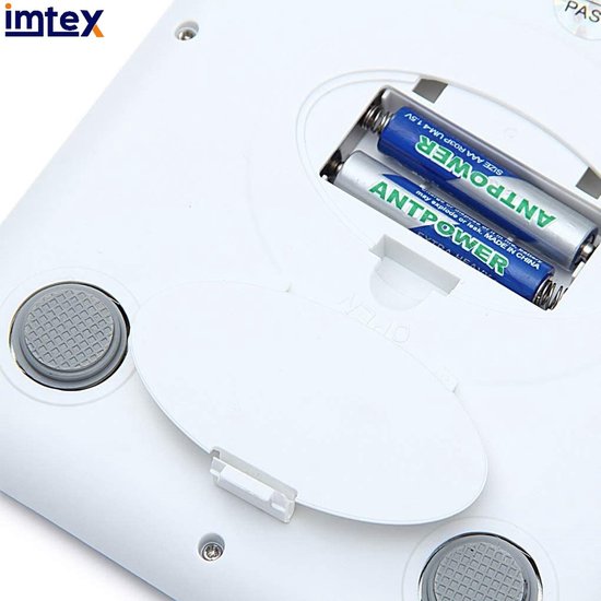Imtex Imtex Digitale Precisie keukenweegschaal 5000 gram zilver