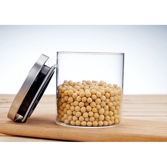 Igoods IGOODS - Voorraadpotten 4 stuks - met chroom deksel