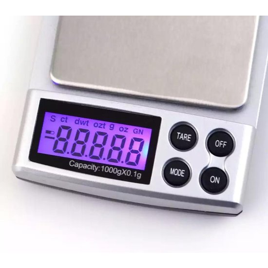 Igoods  Igoods Digitale precisie weegschaal 0.01g - 200g - leer