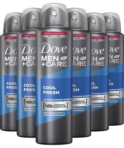 Dove Men+Care Cool Fresh Deodorant - 6 x 150 ml