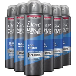 Dove Men+Care Cool Fresh Deodorant - 6 x 150 ml