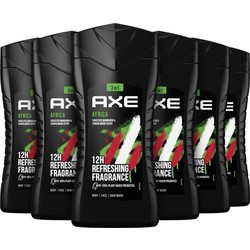 Axe  Douchegel Men - Africa - 6 x 250ml - Voordeelverpakking