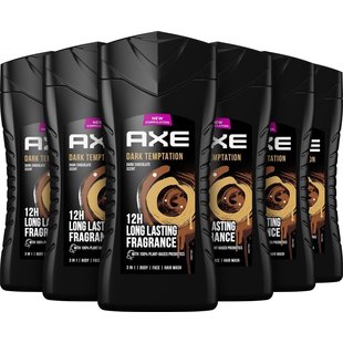 Axe Douchegel Men - Dark Temptation -6 x 250ml - Voordeelverpakking