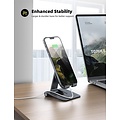 Igoods  IGOODS Vouwbare aluminium Telefoon / miniTablet houder beugel - Foldable Stand