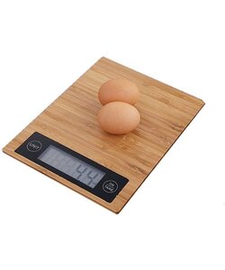 Igoods Bamboe keukenweegschaal - 0,1 - 5000 gram