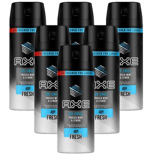 Axe Deodorant spray Men – Ice Chill - 6 x 150 ml - Voordeelverpakking