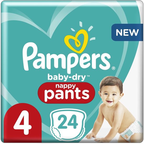 Pampers Pampers Baby Dry pants Maat 4 - 24 Luierbroekjes