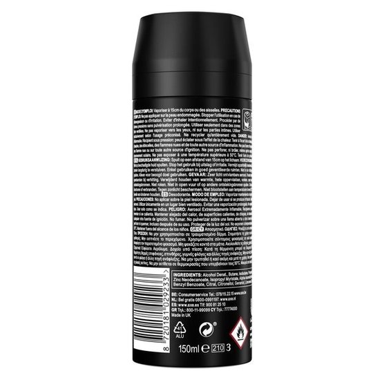 Axe Axe Black Deodorant Bodyspray 150 ML