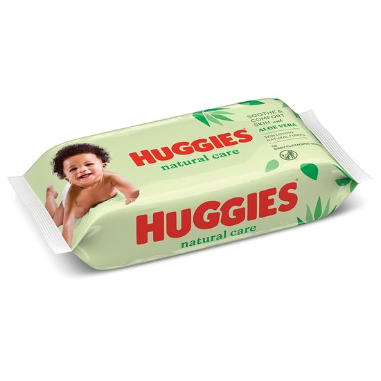 Huggies Huggies billendoekjes - Natural Care - 56 stuks