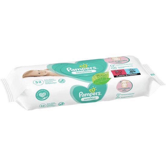 Pampers Pampers Sensitive Billendoekjes 52 Doekjes