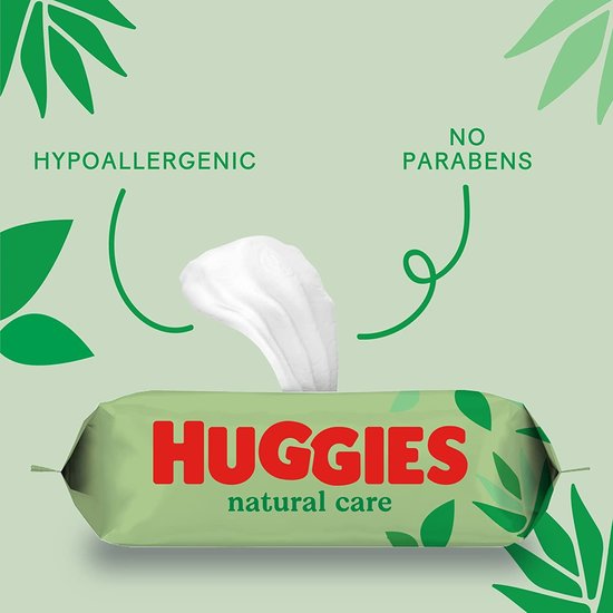 Huggies Huggies Natural Care - 560 Billendoekjes