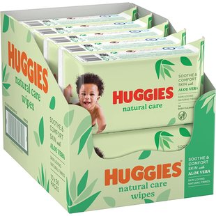 Huggies Billendoekjes - Natural Care - 560 stuks