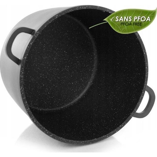 Royalty Line Royalty Line Diepe Braadpan - 24 cm  Marmeren Coating