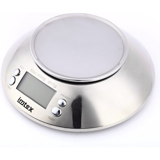 Imtex IMTEX - Digitale Precisie Keukenweegschaal - Weegschaal keuken - digitale precisie keukenweegschaal - 1 gr tot 5 kg