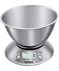 IMTEX - Digitale Precisie Keukenweegschaal  - 1 gr tot 5 kg