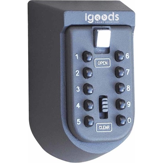 Igoods Igoods Sleutelkluis | Sleutelkast met code | Binnen & Buiten | Sleutel kluis - Centraal opbergen van sleutels met cijferslot