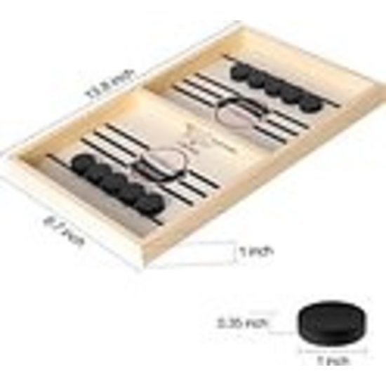 Igoods Igoods Who Is The Winner - Bordspel - Sling Puck Schietspel - Ijshockeybordspel