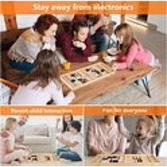 Igoods Igoods Who Is The Winner - Bordspel - Sling Puck Schietspel - Ijshockeybordspel