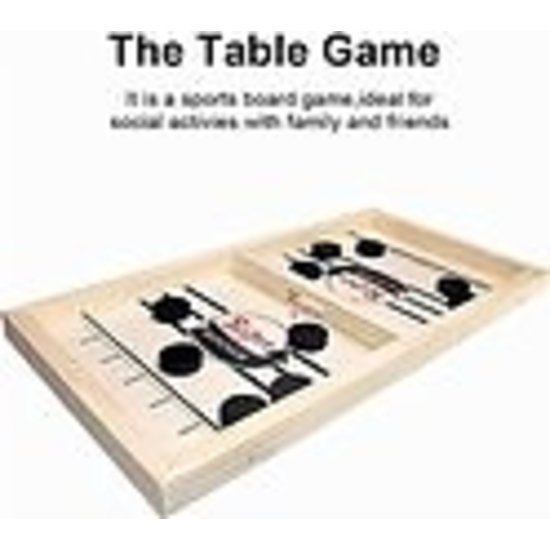 Igoods Igoods Who Is The Winner - Bordspel - Sling Puck Schietspel - Ijshockeybordspel
