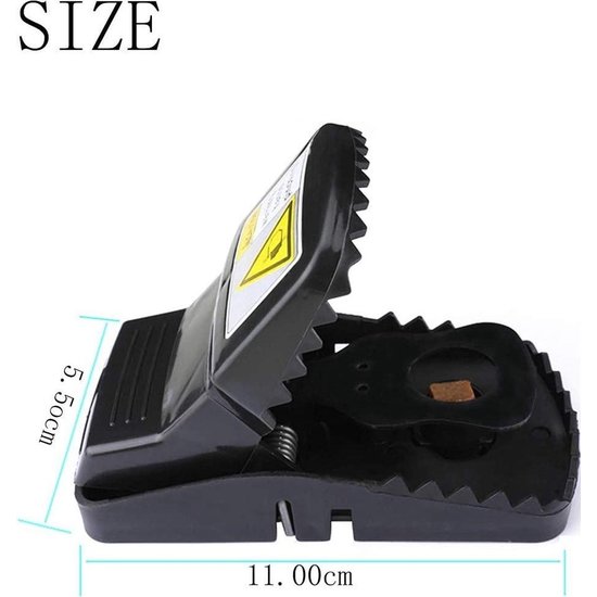 Igoods IGOODS Diervriendelijke Muizenval - Muizenval Herbruikbaar  - 6 STUKS