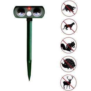 Igoods Kattenverjager op Zonneenergie - Kattenschrik - Katten Afweermiddel