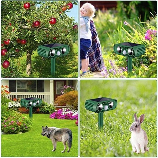 Igoods Igoods Kattenverjager op Zonneenergie - Kattenschrik - Katten Afweermiddel