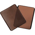 Igoods IGOODS - Kattenbakmat met filter - 45 x 60 - Waterdicht - Dubbele laag - Bruin