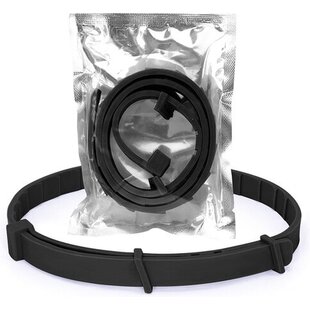 Igoods Vlooienband hond - kat - Anti Vlooien en Tekenmiddel - 8 Maanden Bescherming - Zwart