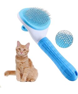 Igoods Kattenborstel - Kattenhaar Verwijderaar - Blauw