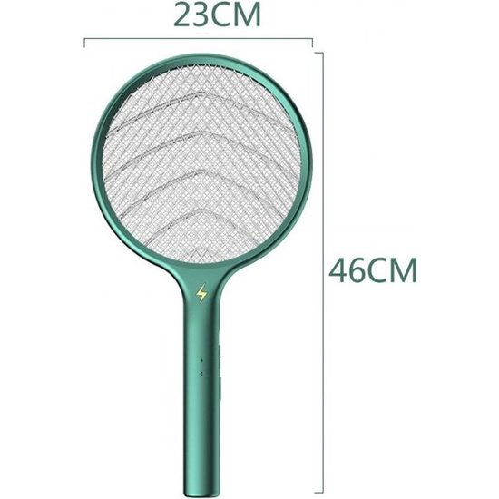 Elektrische Vliegenmepper - 3000V Elektrische - Met Uv Lamp - Oplaadbare Muggenval