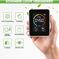 Professionele CO2 meter - Luchtkwaliteitsmeter - binnen - CO2 melder & monitor - Horeca - Thermometer - CO2 detector - Koolstofdioxide meter