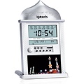 AL Harameen Gebedsklok - Moslim Azan Klok - Volledige Azans - 1150 Steden Arabische Klok - LED Decoratieve Klok