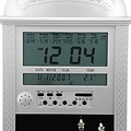 AL Harameen Gebedsklok - Moslim Azan Klok - Volledige Azans - 1150 Steden Arabische Klok - LED Decoratieve Klok