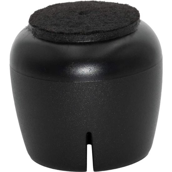 Igoods Igoods Stoelpoot Beschermers - Stoelpootdoppen - Meubelbeschermers Zwart- 24 Stuks