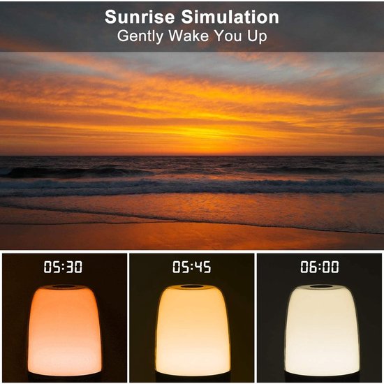 Igoods Igoods Wake Up Light Wekker - Slaapwekker - Nachtlamp