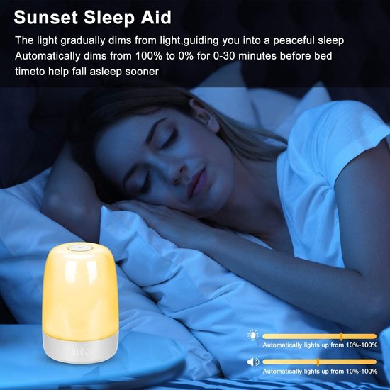 Igoods Igoods Wake Up Light Wekker - Slaapwekker - Nachtlamp