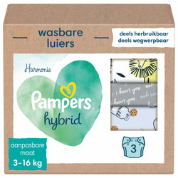 Pampers - Harmonie Hybrid - Wasbare Luiers - 3 stuks