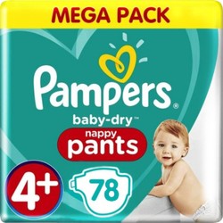 Pampers Baby-Dry Pants Maat 4+ (9-15 kg) - 78 luierbroekjes